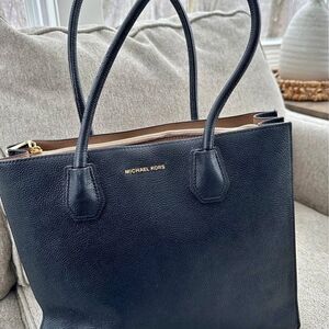 Michael Kors Navy Blue Tote Bag